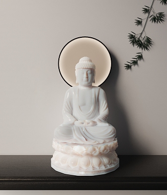 New Buddha Sculpture Ornaments 3d model