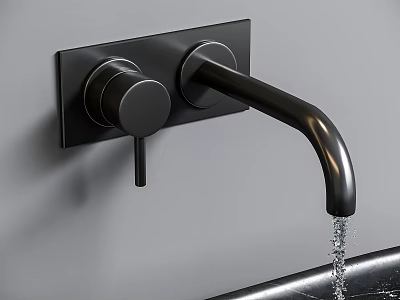 Modern faucet minimalist faucet 3d model