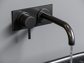 Modern faucet minimalist faucet 3d model