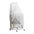 Modern Cribs Children's Bed Collection 3d model