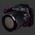 DSLR Camera Card Machine Digital Camera Digital Camera Photographic Equipment 3d model