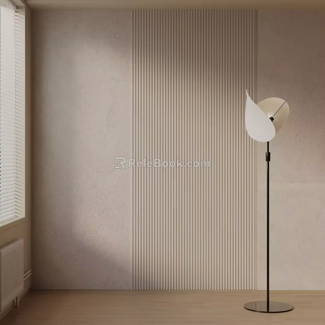Modern floor lamp 3d model