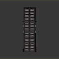 Sci-Fi Mechanical Archway Featuring Metallic Structure And Futuristic Industrial Design Elements