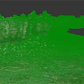 Natural Coastal Terrain With Red Rock Cliffs Sandy Beach Stones And Vegetation