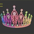 Modern Crown Crown Crown Crown Crown Home Ornaments 3d model