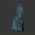 Blue Denim Jacket With Shoulder Patches And Studs For Casual Fashion Style
