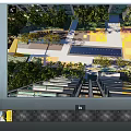 Fire Rescue Access Area With High Rise Buildings Pathway And Lush Greenery