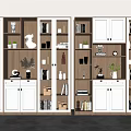 Nordic Bookcase 3d model