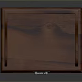Dark Brown Wooden Nightstand With Three Drawers And Lattice Top Design