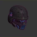 Sci-Fi Helmet Alien Helmet-Helmet High Tech Helmet Game Helmet 3d model