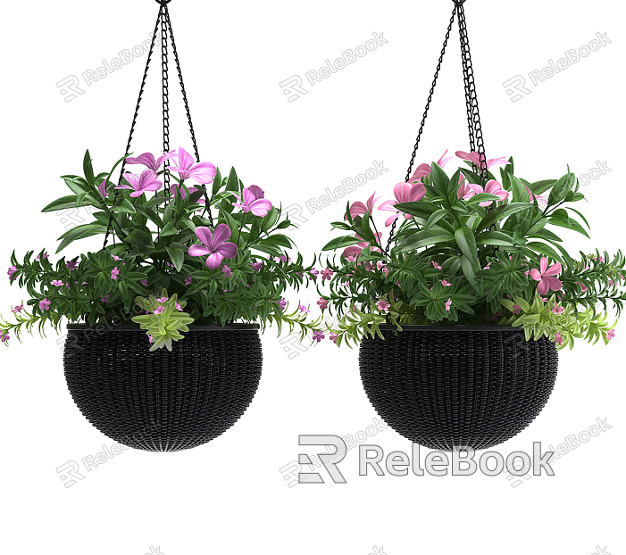 Southeast Asia Hanging Basket Flower Decoration model