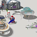 Fun Safe Outdoor Playground Equipment With Colorful Slides Swings And Climbing Structures