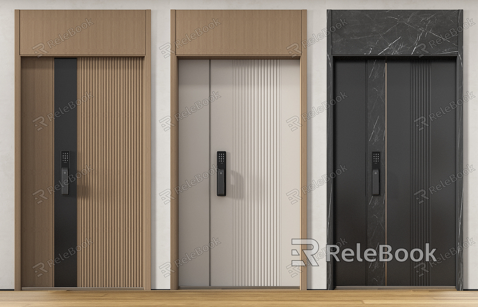 Modern security door entry security door model