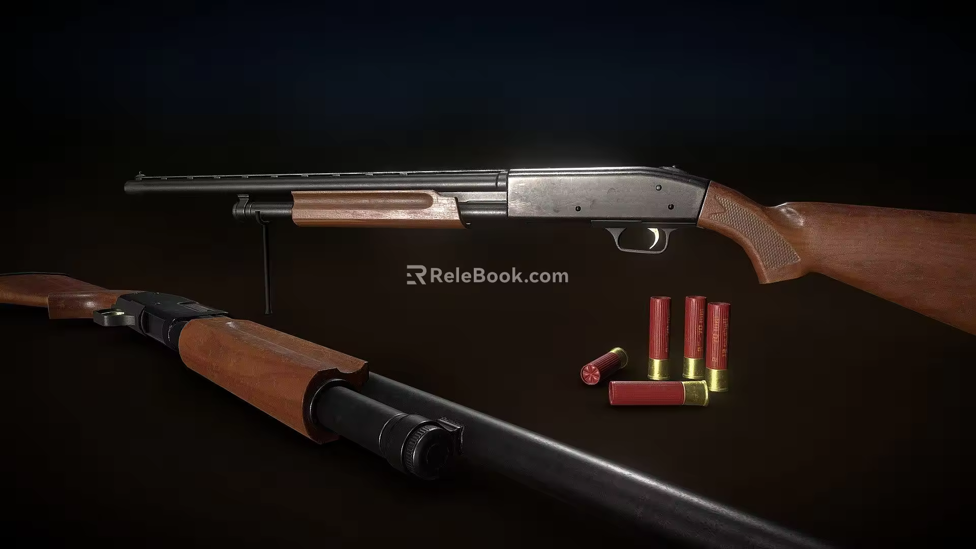 Shotgun 3d model