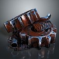 gear large gear small gear cast iron gear internal gear external gear bevel gear 3d model