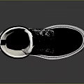 Stylish Black Dior Boots With Silver Details White Sole And Snake Print Texture