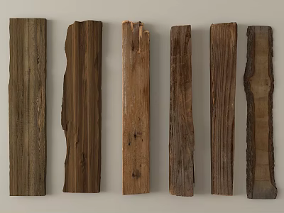 Various Stone Wood Samples Displaying Natural Texture and Diverse Grain Patterns 3d model