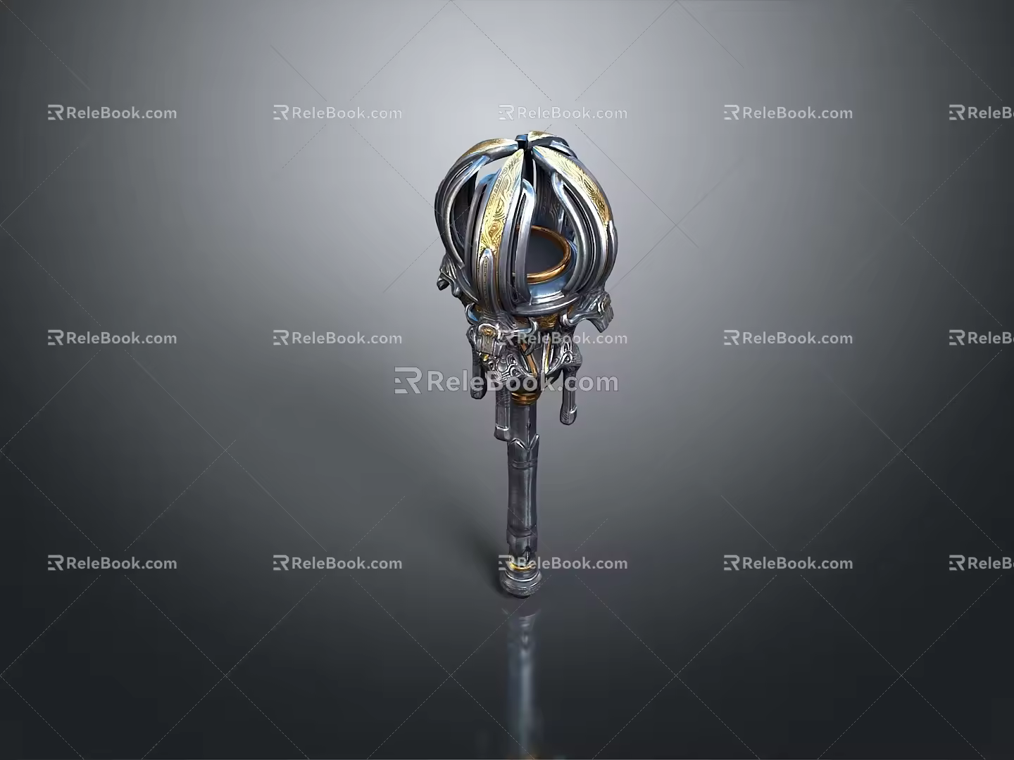 Scepter Ancient Scepter Cane Ancient Scepter Magic Scepter Metal Scepter Classical Scepter Magic Scepter 3d model