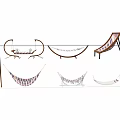 Diverse Hammock Styles With Stand And Hanging Designs In Multiple Colors And Patterns 3d model