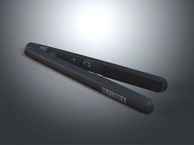 Remington Black Hair Straightener With Sleek Design Professional Styling Tool 3d model