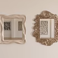 Ocean Wave Mirror Sea Pattern Mirror 3d model