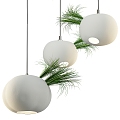 Quiet Wind Ball Chandelier 3d model