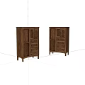 Traditional Wooden Storage Cabinets With Drawers And Doors For Home Organization Solutions