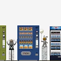 modern vending machine vending machine 3d model