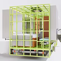 RV Structure RV Interior Display Car 3d model