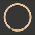 Rose Gold Heart Shaped Ring Fashion Accessory With Modern Shiny Metal Design