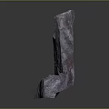 Natural Stone Material with Rough Texture and Irregular Stacked Structure Design