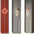New Chinese Style Pillar Decorative Column 3d model
