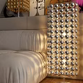 Modern Living Room Sofa Coffee Table Set With Green Wall Decor And White Lighting Fixtures