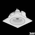 Black And White Recessed Downlights With Square Round Rectangular Designs For Home Lighting