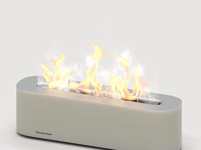 Smart Machine Featuring Realistic Flame Effects Modern Sleek Design and Ambient Glow 3d model