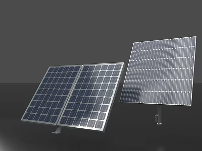 Industrial Solar Panel Equipment With High Efficiency For Renewable Energy Generation 3d model
