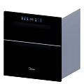 Midea Black Kitchen Appliance With Double Drawer And Digital