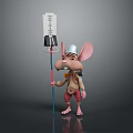 Mouse Wizard Mouse Warlock Cartoon Mouse Animation Mouse Animation Mouse Cartoon Character Cartoon Animal 3d model