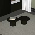 Minimalist Mother Coffee Table Round Coffee Table Small Coffee Table Small Round Table 3d model