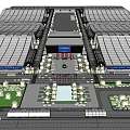 Second China International Supply Chain Expo Venue With Modern Architecture And Square