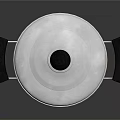 Stainless Steel Cooking Pot With Black Handles And Fitted Lid For Kitchen Use