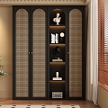 Middle style wardrobe 3d model