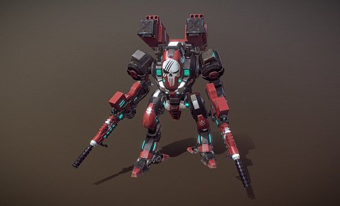 Marauder Mecha 3d model