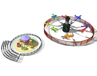 Children's play equipment Modern play equipment 3d model