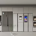 Modern Air Conditioner Fan With Efficient Cooling For Modern Kitchen Home Spaces