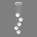 Modern Minimalist Chandelier Chandelier Simple Chandelier Restaurant Chandelier 3d model