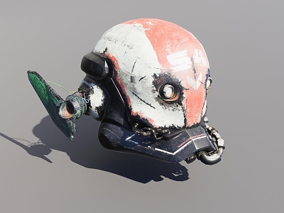 Robot helmet model