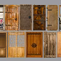 Vintage Wooden Doors Collection Featuring Various Old Door Designs and Styles
