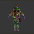 Military Soldier In Camouflage Uniform With Tactical Gear Helmet And Armor