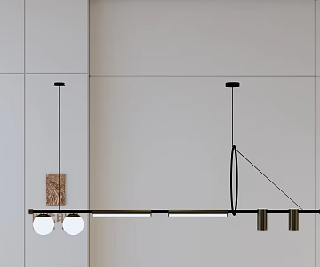 Modern chandelier 3d model
